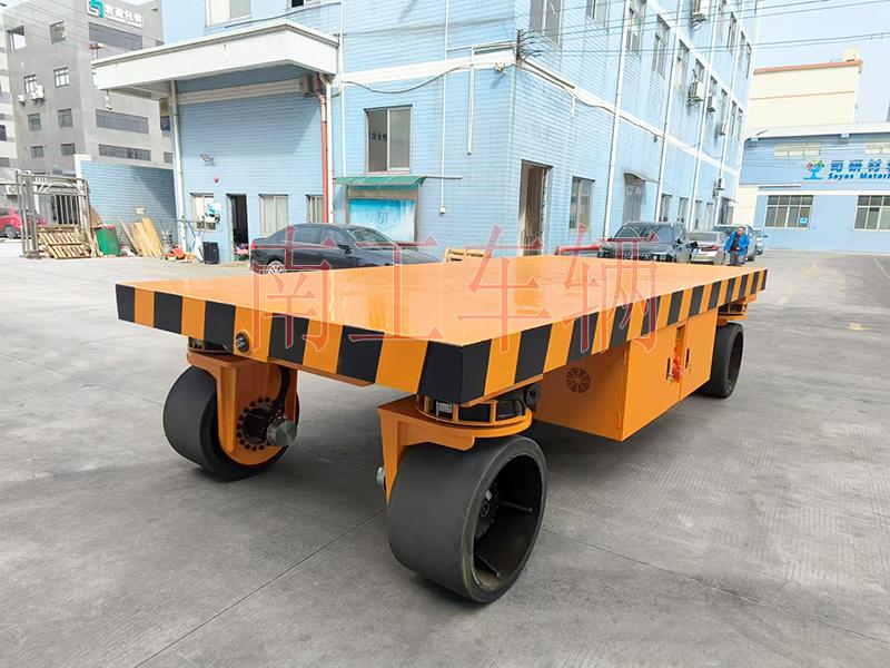20噸無軌電動(dòng)平板車 重型電動(dòng)工具拖車